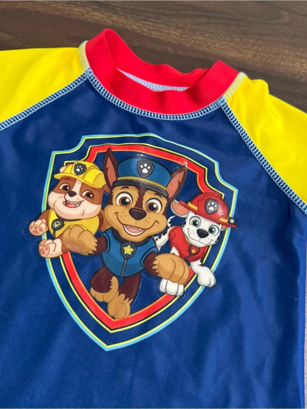 Baby boy paw patrol swim shirt